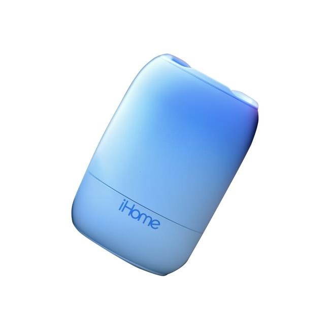 iHome Bluetooth PlayFade Rechargeable Water Resistant Speaker Blue Speakers and Alarm Clocks