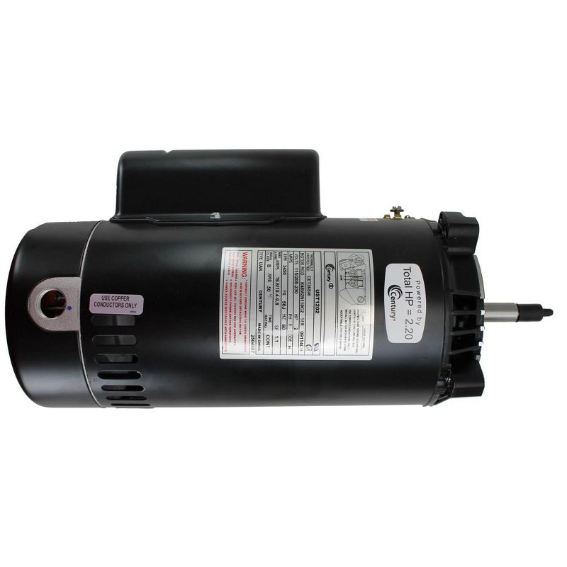 A.O. Smith Century UST1202 Up-Rated 2HP 3,450 RPM C-Face 1 Speed Pool Pump Motor