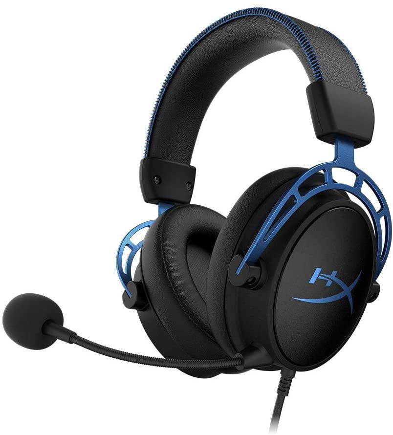 HyperX Cloud Alpha S - PC Gaming Headset, 7.1 Surround Sound, Adjustable Bass, Dual Chamber Drivers, Breathable Leatherette, Memory Foam, and Noise Cancelling Microphone - Blackout (HX-HSCAS-BK/WW)