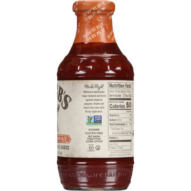 Stubb's Sweet Heat Bar-B-Que Sauce - 18oz
