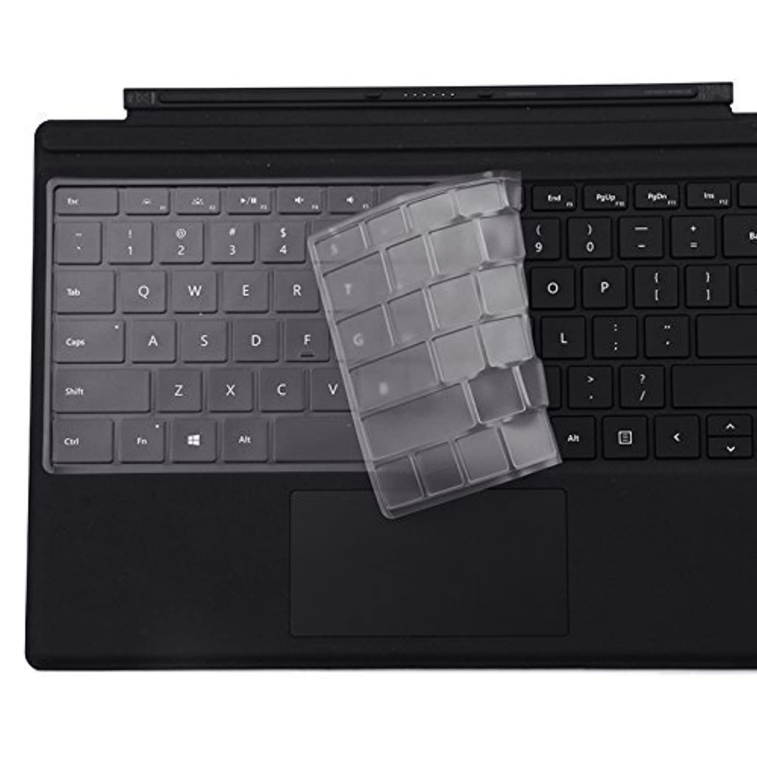 XSKN keyboardTPU2332 Ultra Thin Keyboard Cover for Microsoft Surface Pro 4