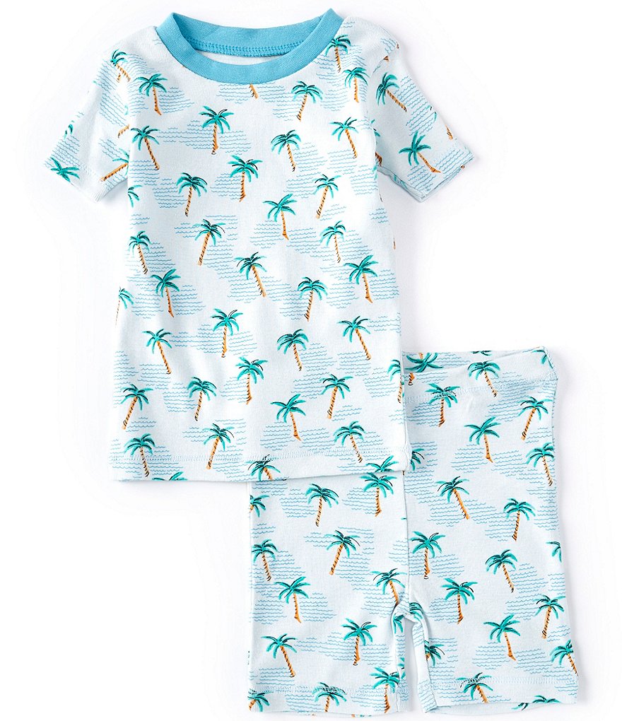 Burt's Bees Baby Boys 12-24 Months Palm Beach 2-Piece Pajama Set