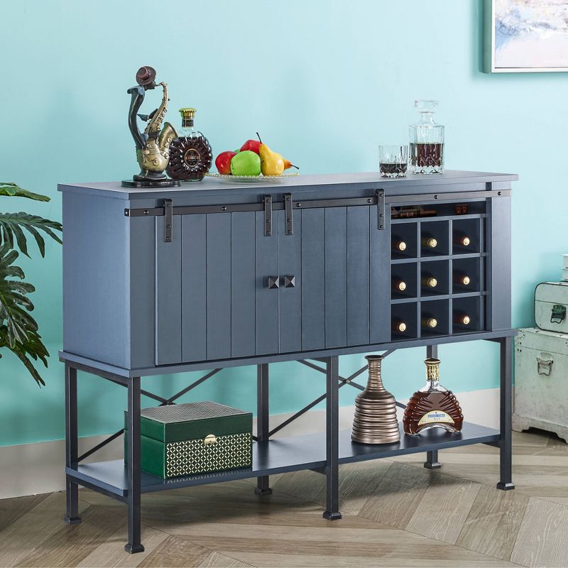 Aster High Bar Cabinet Light Wood - RST Brands