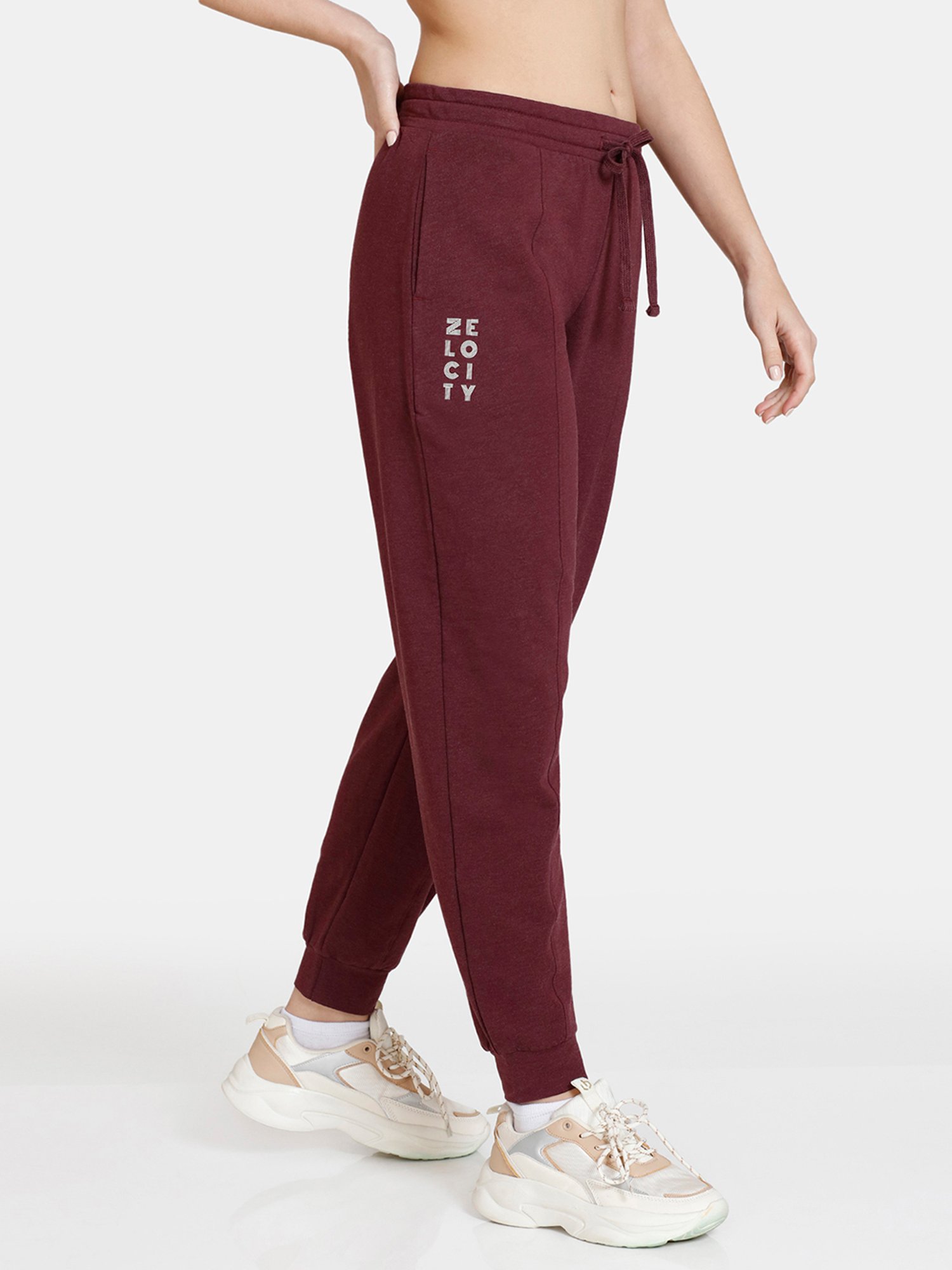 Zelocity by Zivame Purple Joggers