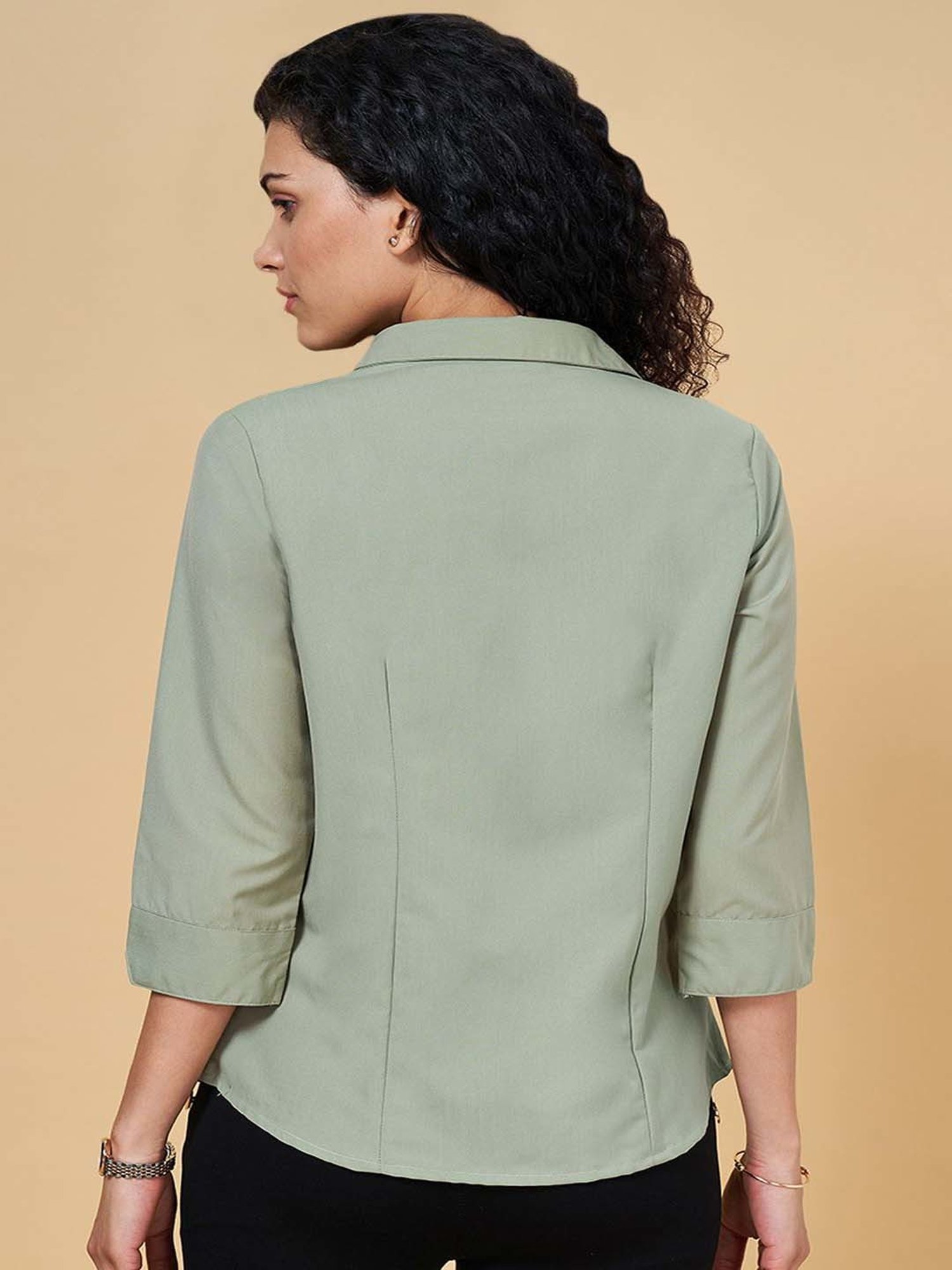 Van Heusen Maroon Plain Formal Shirt