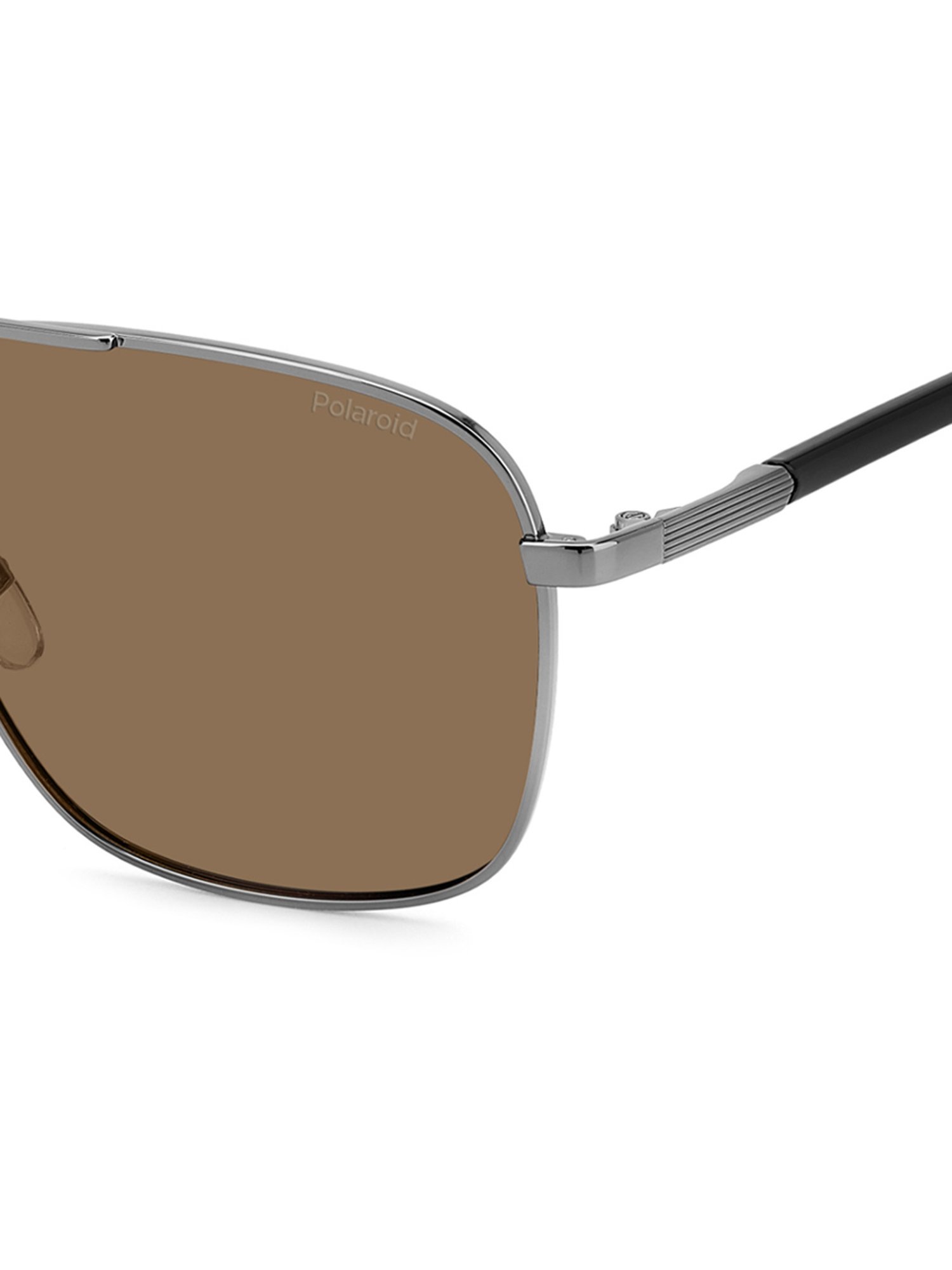 Polaroid Brown Rectangular Sunglasses for Men