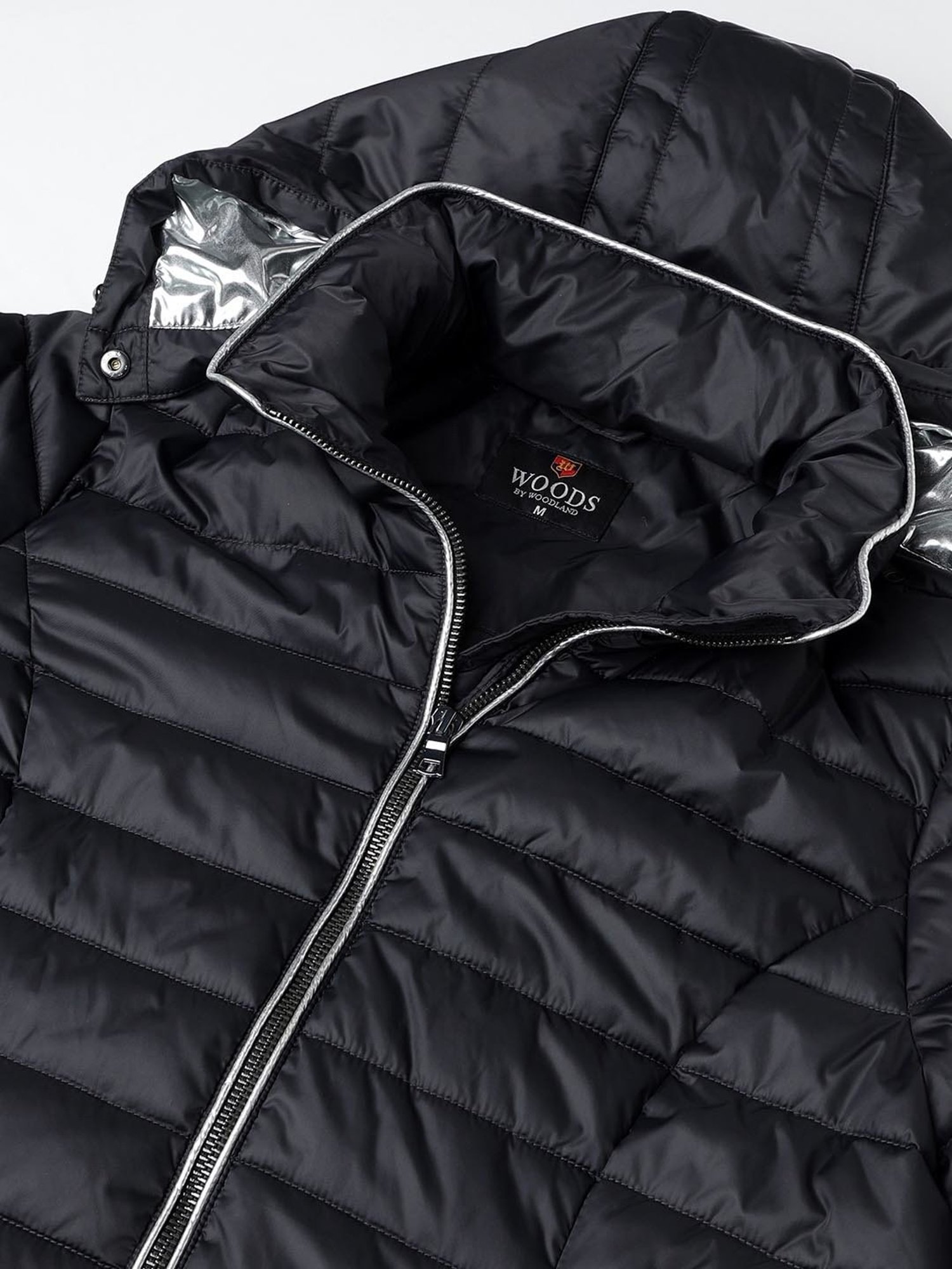 Woods Black Quilted Jacket