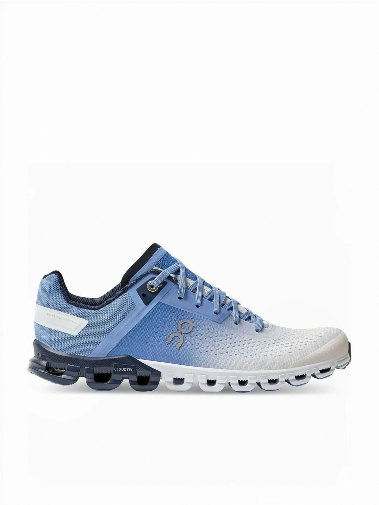 On Women's Cloudflow 3 Marina Blue & White Running Shoes