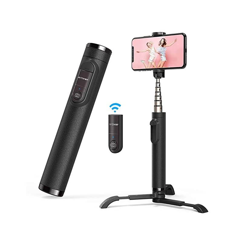Selfie Stick Tripod,  Extendable Phone Tripod Lightweight Selfie Stick Bluetooth with Remote for iPhone 11 Pro/11/XS MAX/XR/XS/X/8/8 Plus/7/7 Plus/6s/6, Galaxy S10/S9/S9 Plus, More