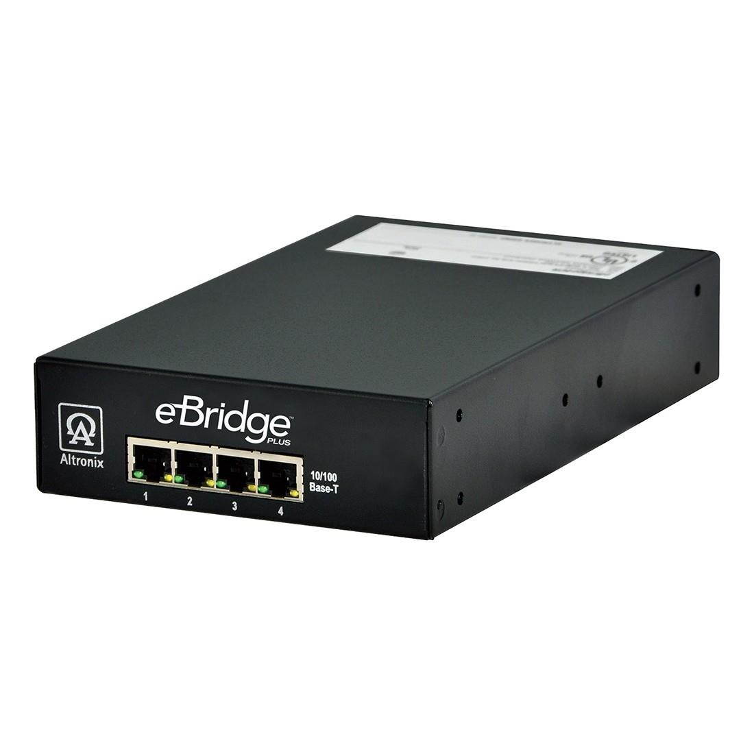 Altronix Four (4) Port IP and PoE+ Over Coax Receiver