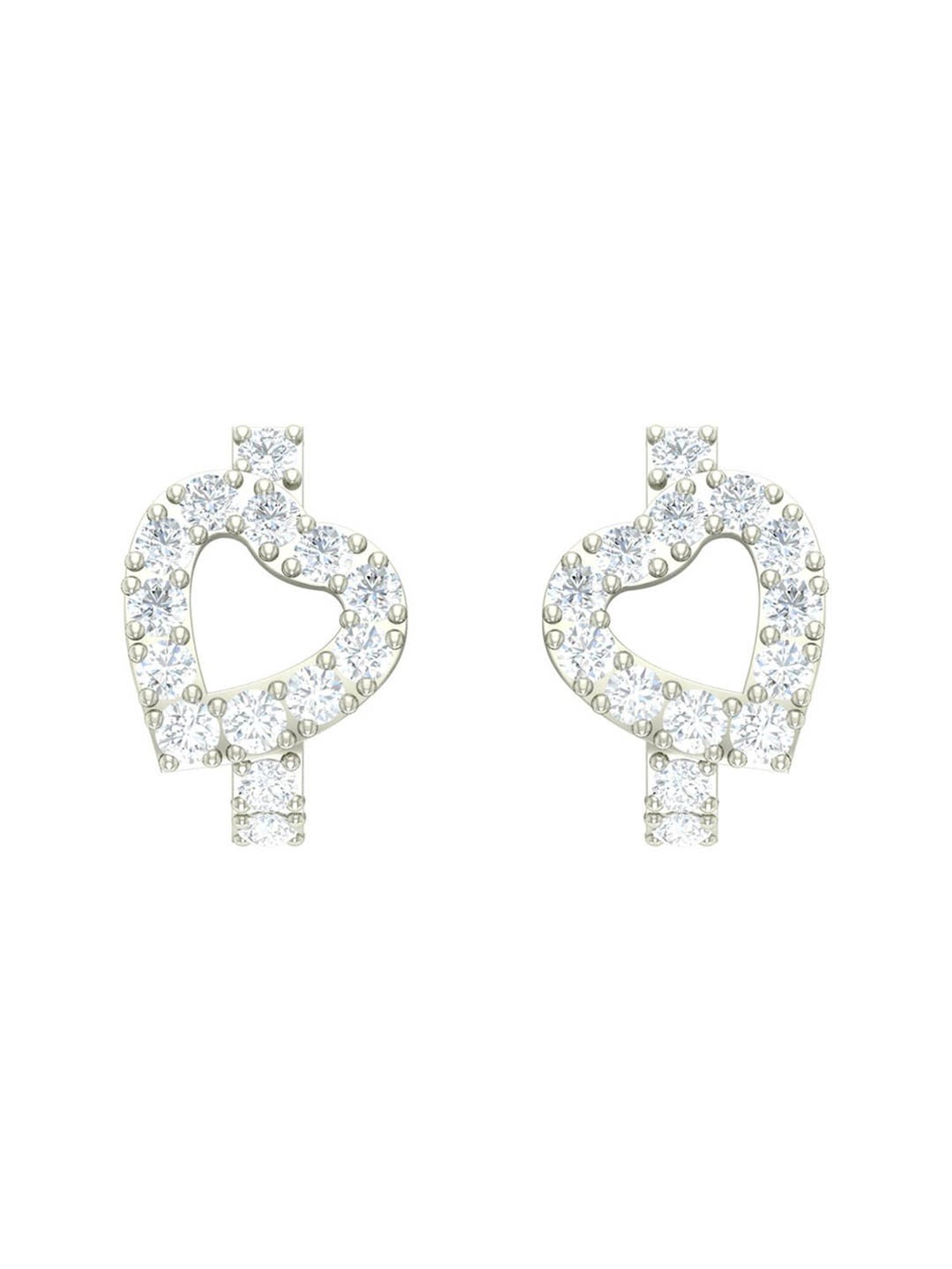 Clara 92.5 Sterling Silver Belle Earrings for Women