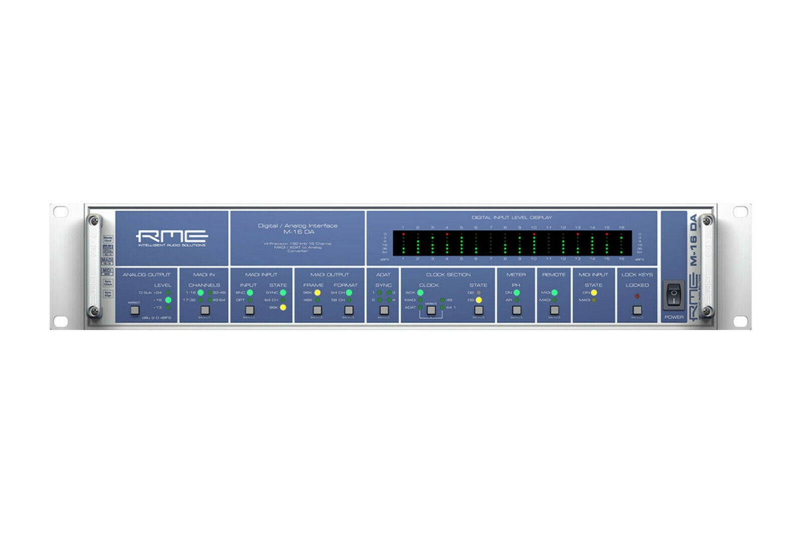 RME M-16 AD 16-Channel High-End Analog to MADI/ADAT Converter | Pro Audio LA