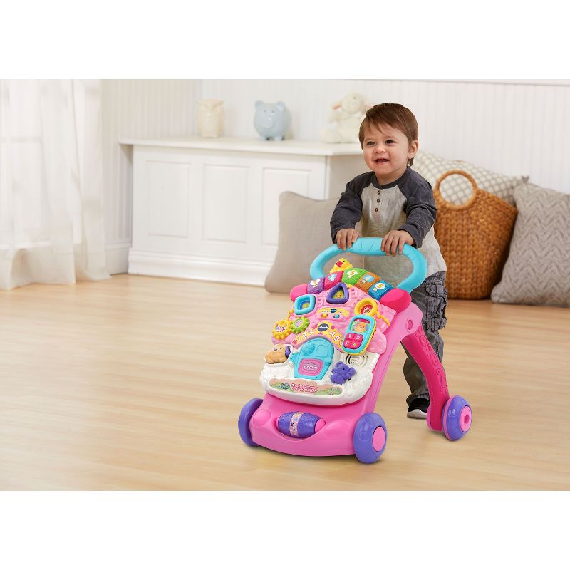 VTech Stroll and Discover Activity Walker - Pink
