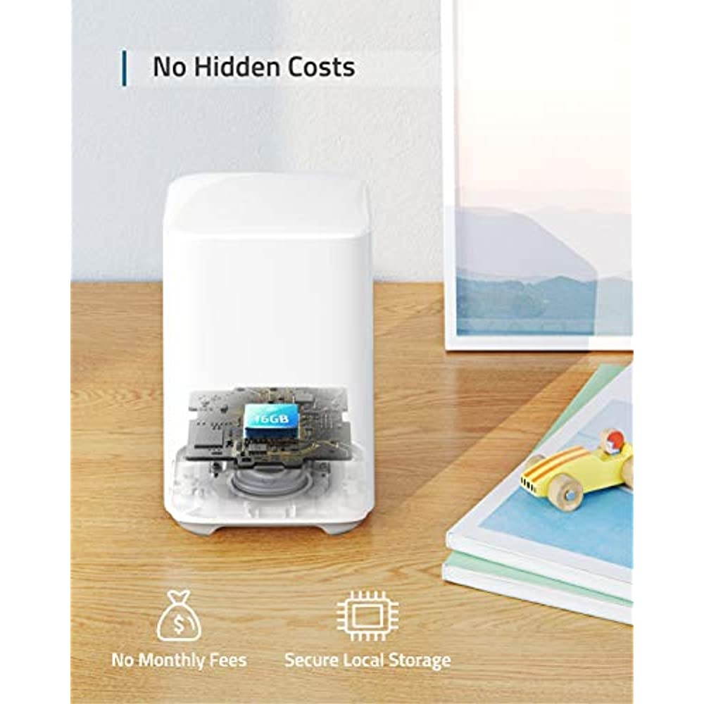 eufy Security, eufyCam 2 Wireless Home Security Add-on Camera, Requires HomeBase 2, 365-Day Battery Life, HomeKit Compatibility, HD 1080p, No Monthly Fee