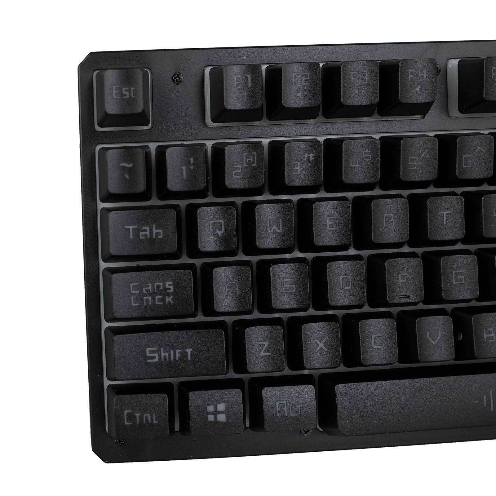 USB Wired Gaming Keyboard Yellow LED Backlight Keycaps