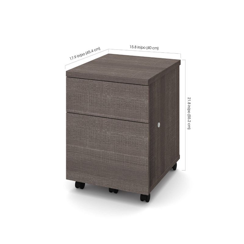 Union & Scale 2-Drawer Ver File Cab, Mobile/Ped, Let/Leg, 21 UN56949