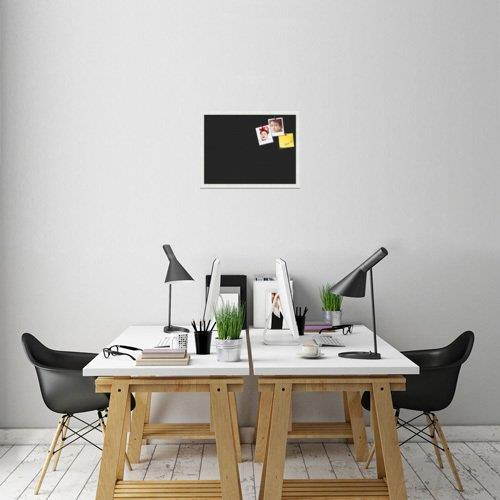 PinPix custom printed pin cork bulletin board made from canvas, Desert Pastel 24x18 Inches (Completed Size) and framed in Satin White Frame (PinPix-Group-89)