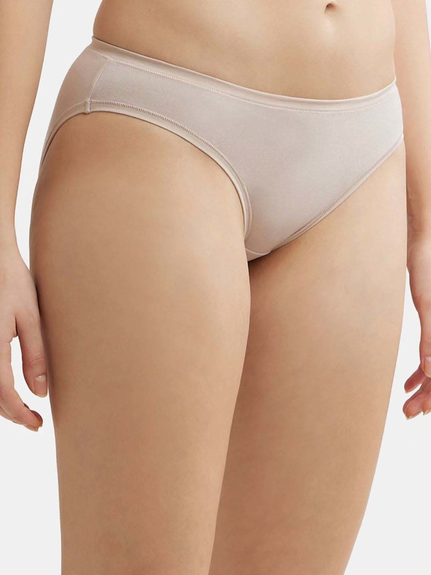 Jockey Beige Plain Bikini Panty