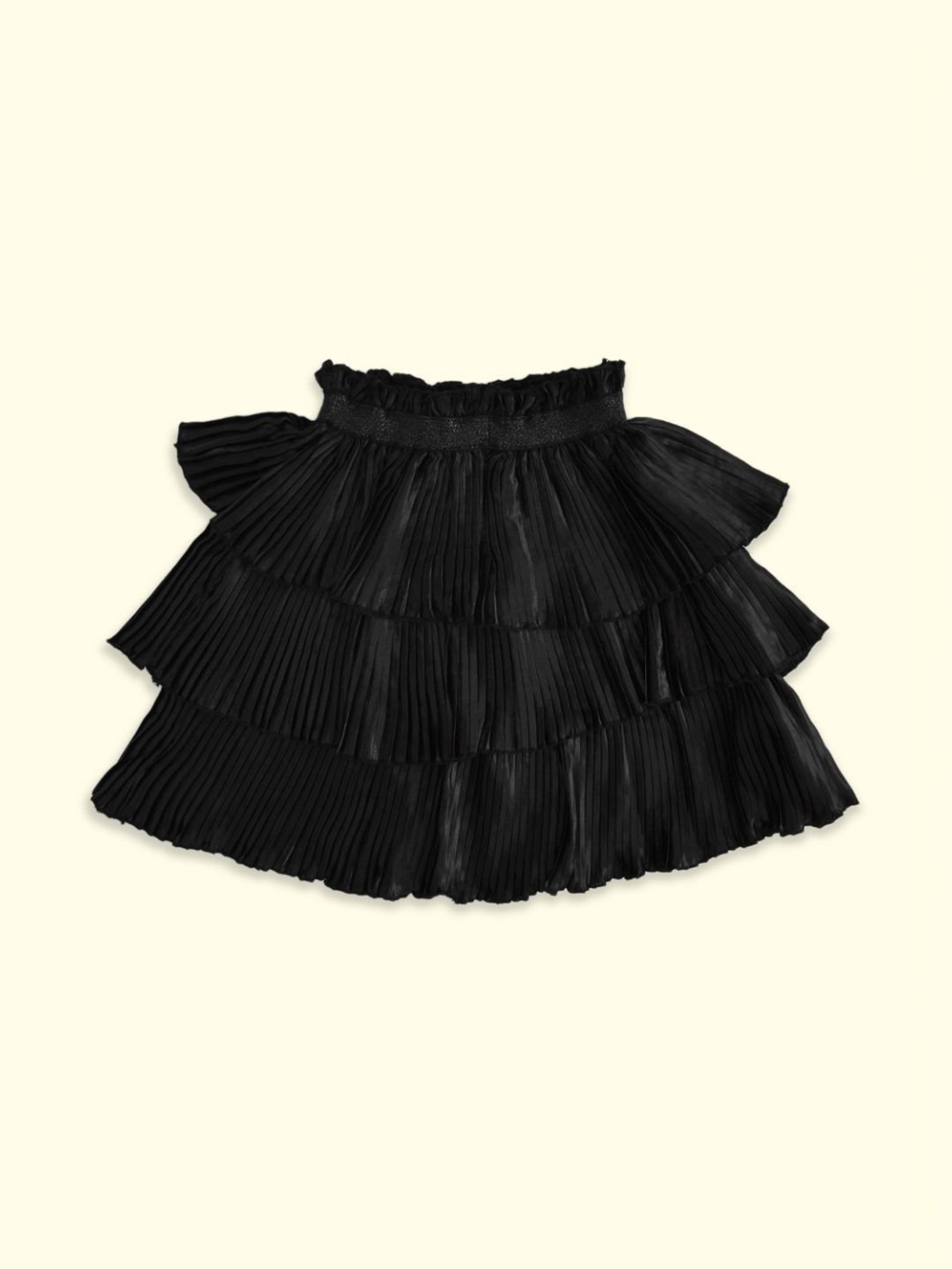 A Little Fable Kids Multicolor Solid Skirt