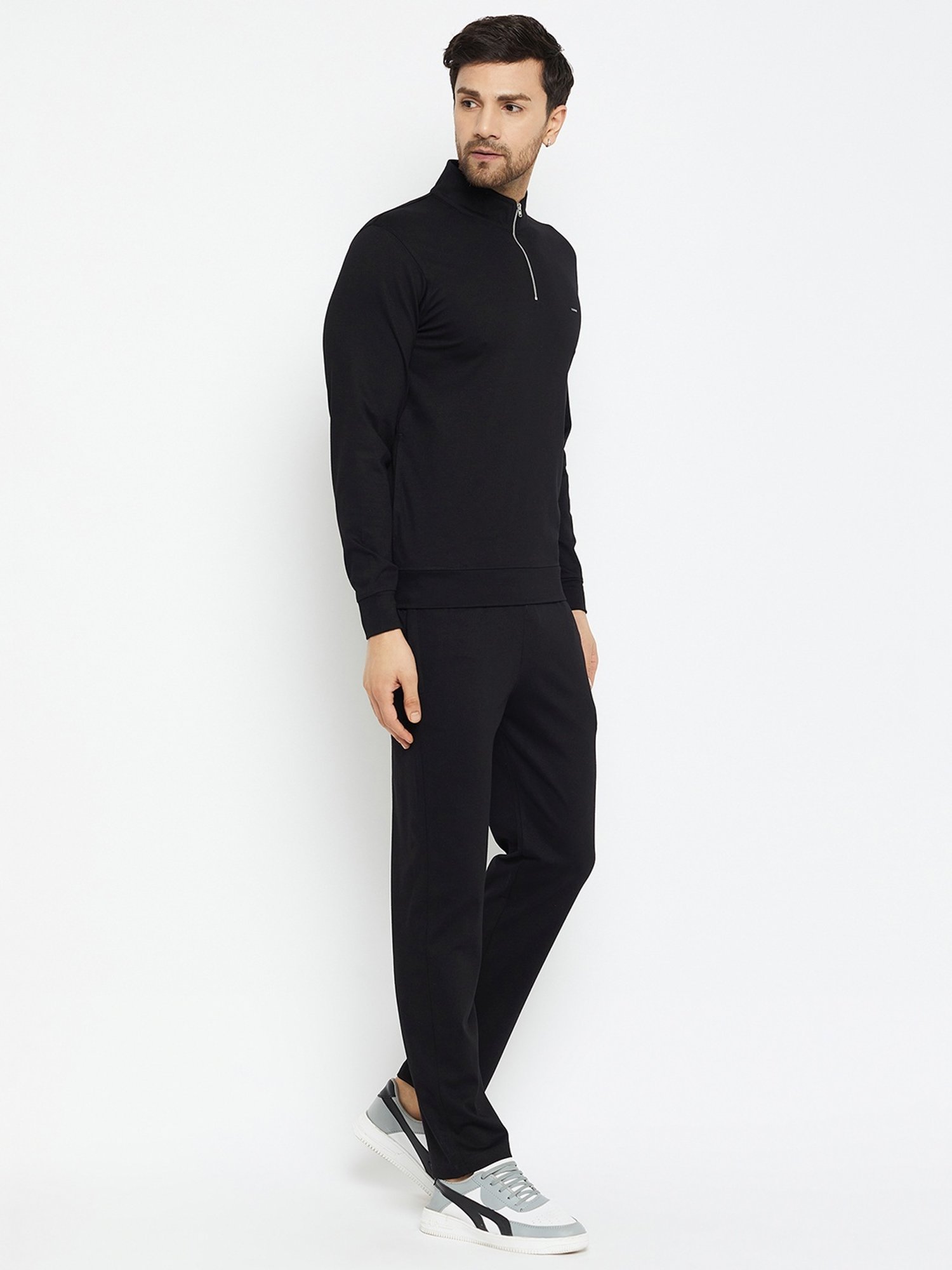 Okane Black Regular Fit Co-Ord Set