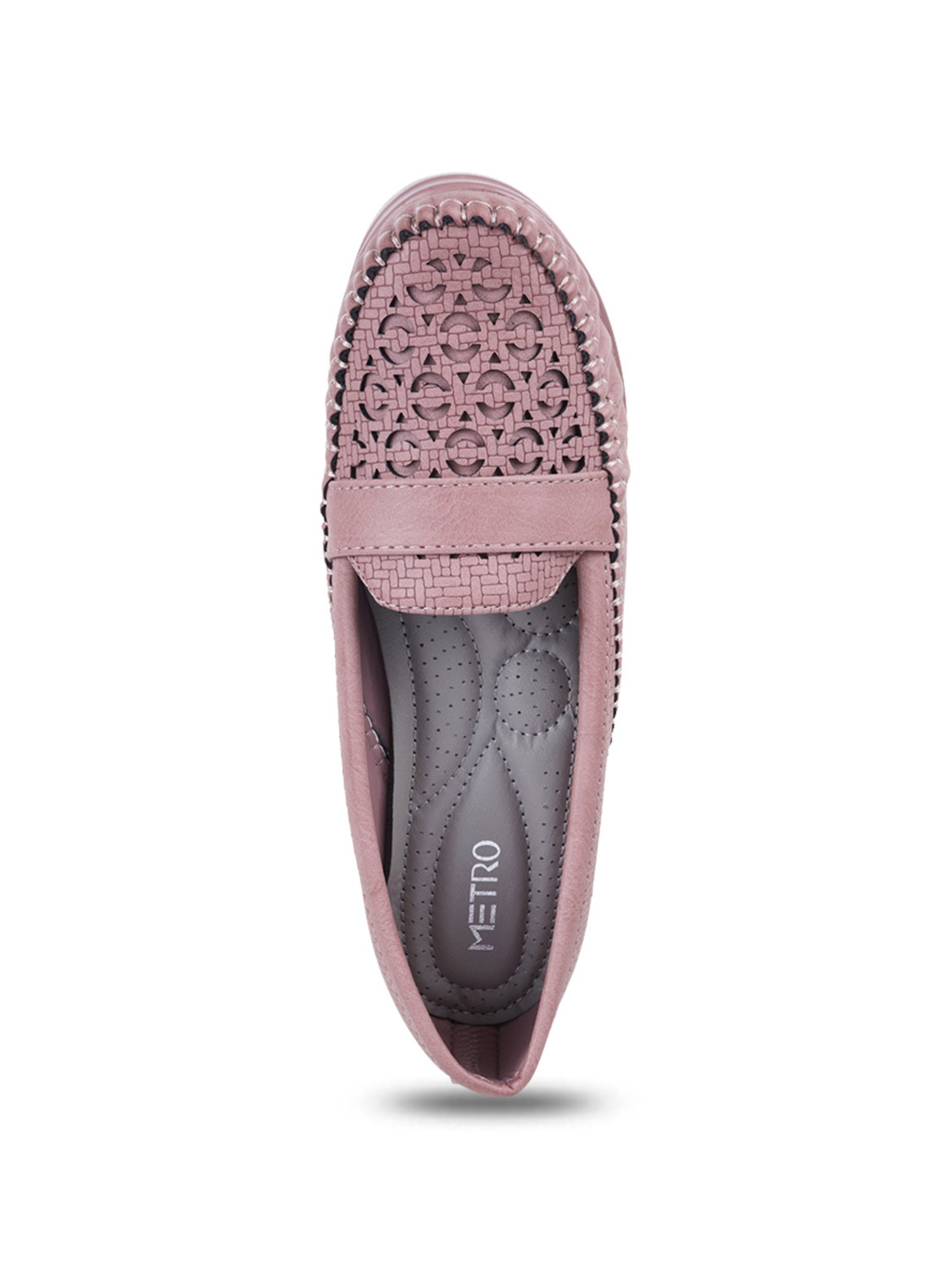 Metro Women's Dusty Pink Casual Loafers
