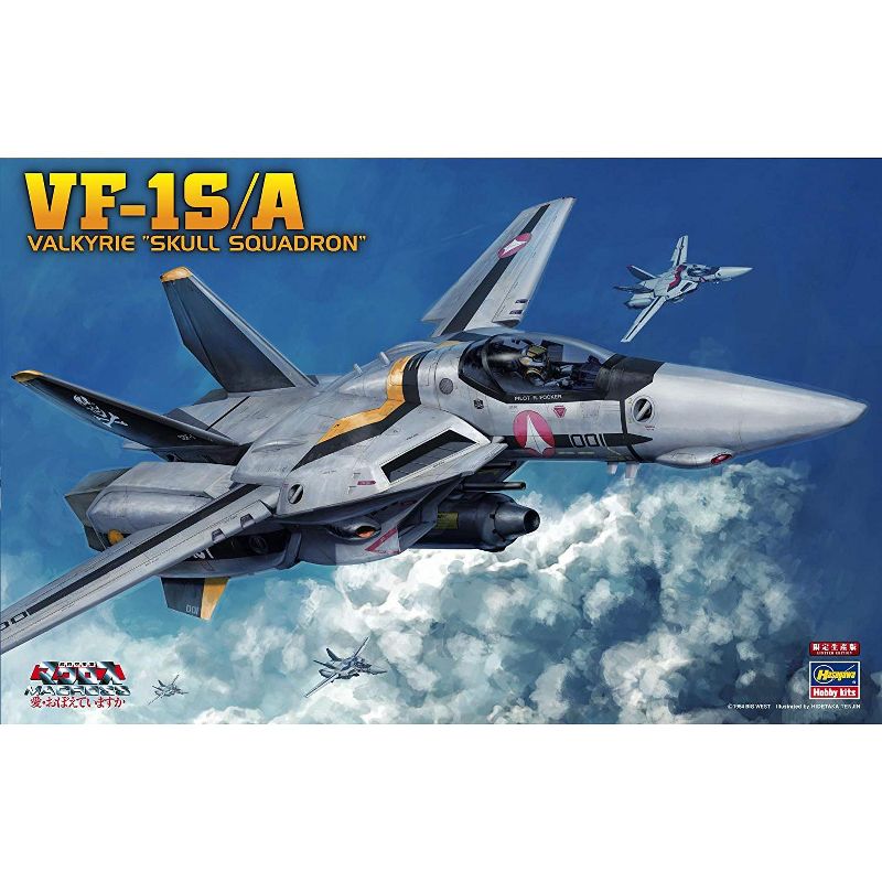 Hasegawa Macross VF-1S/A Valkyrie Skull Platoon Squadron 1/48 Model Kit
