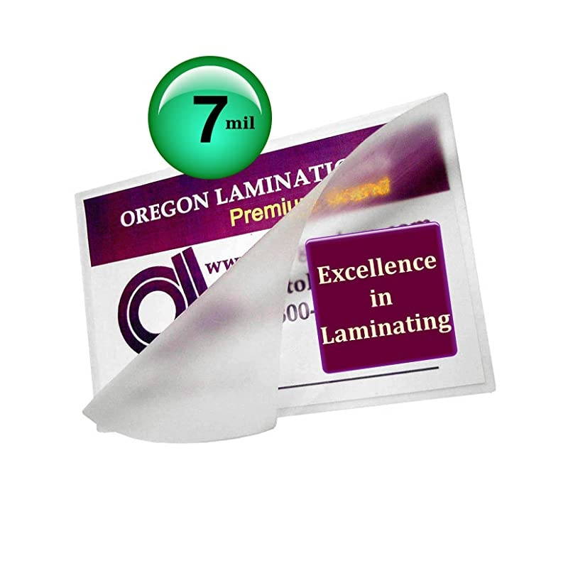 Card Laminating Pouches 7 Mil 214 x 334inch bx of 1000 Clear