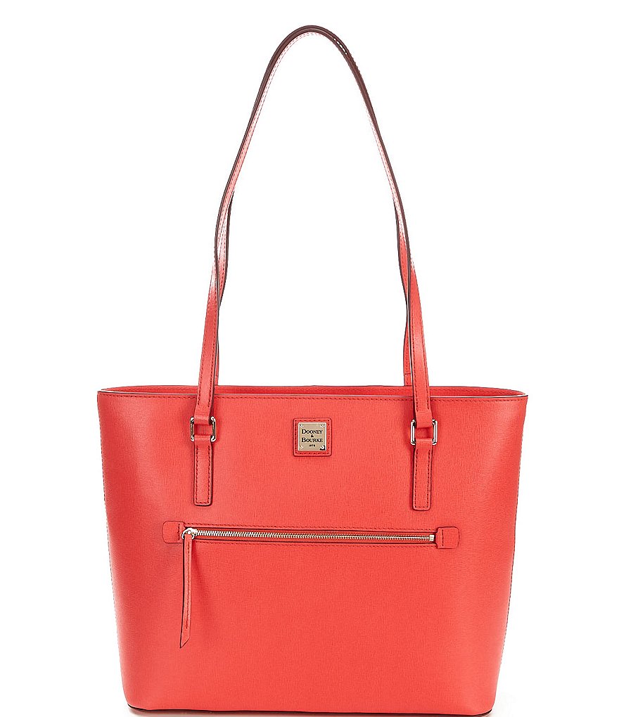 Dooney & Bourke Saffiano Collection Large Leather Shopper Tote Bag