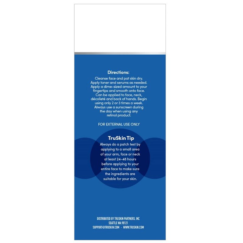 TruSkin Retinol Moisturizer for Face - 2 fl oz