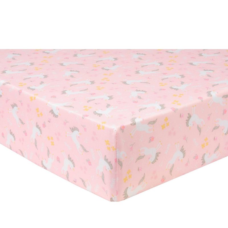 Sammy & Lou Mystical Unicorn Microfiber Crib Sheet - 2pk