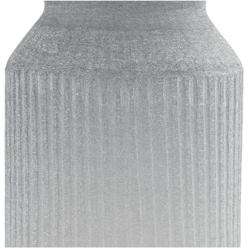 Studio 55D Lexia 14 1/2" High Matte Gray Ceramic Decorative Vase