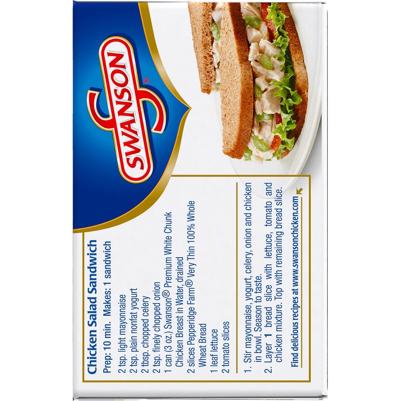 Swanson Premium White Chunk Chicken Breast in Water - 9oz/3ct