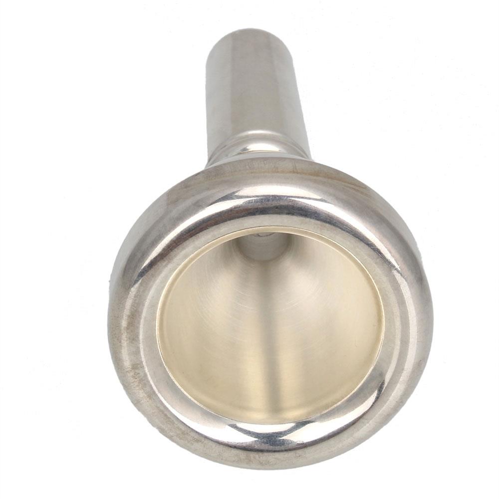 BQLZR Silver Plated Bass Trombone Mouthpiece Musical Instruments Pack of 5