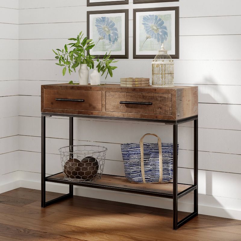 Morris Console Table Brown - Finch