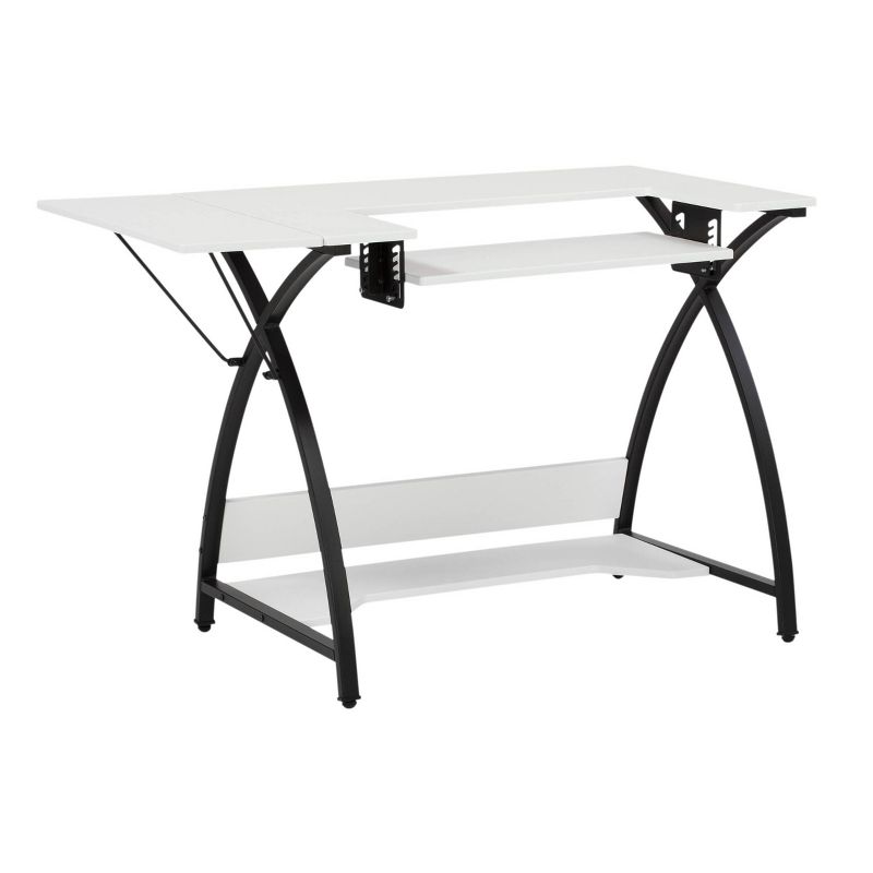 Sew Ready Comet Hobby And Sewing Table Black/White - Studio Designs