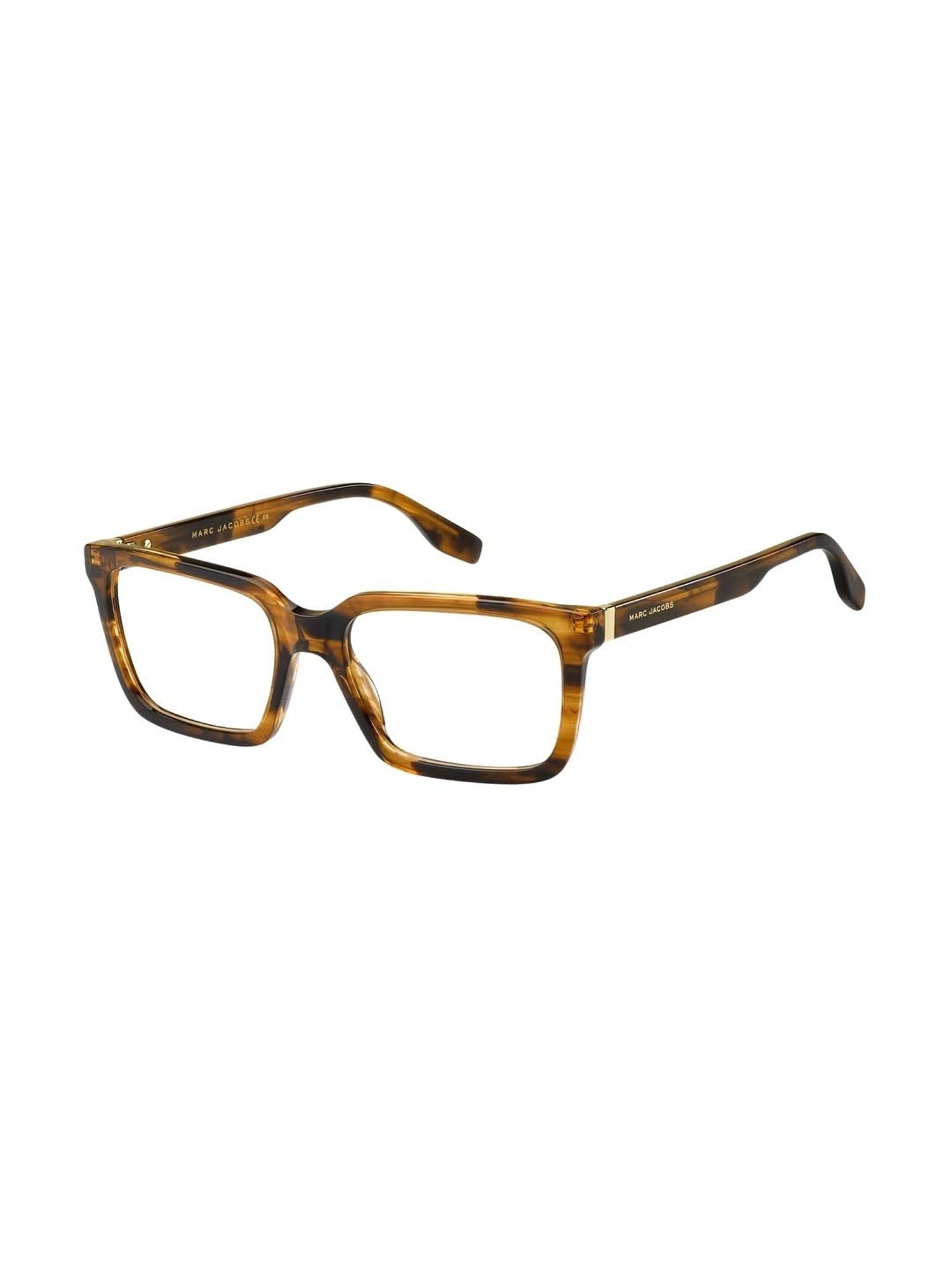 Marc Jacobs Brown Rectangular Eye Frames for Men