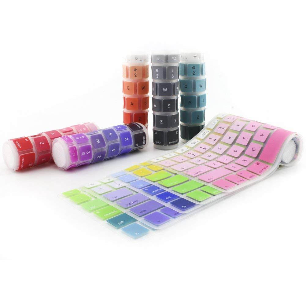 All-inside (Pack of 10 Colors) Ombre Color Keyboard Skin for MacBook Pro 13" 15" 17" (with or without Retina Display) / MacBoook Air 13"