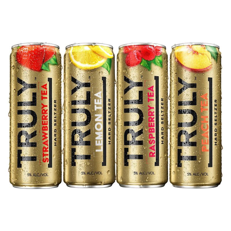Truly Hard Seltzer Iced Tea Variety Mix Pack - 12pk/12 fl oz Slim Cans