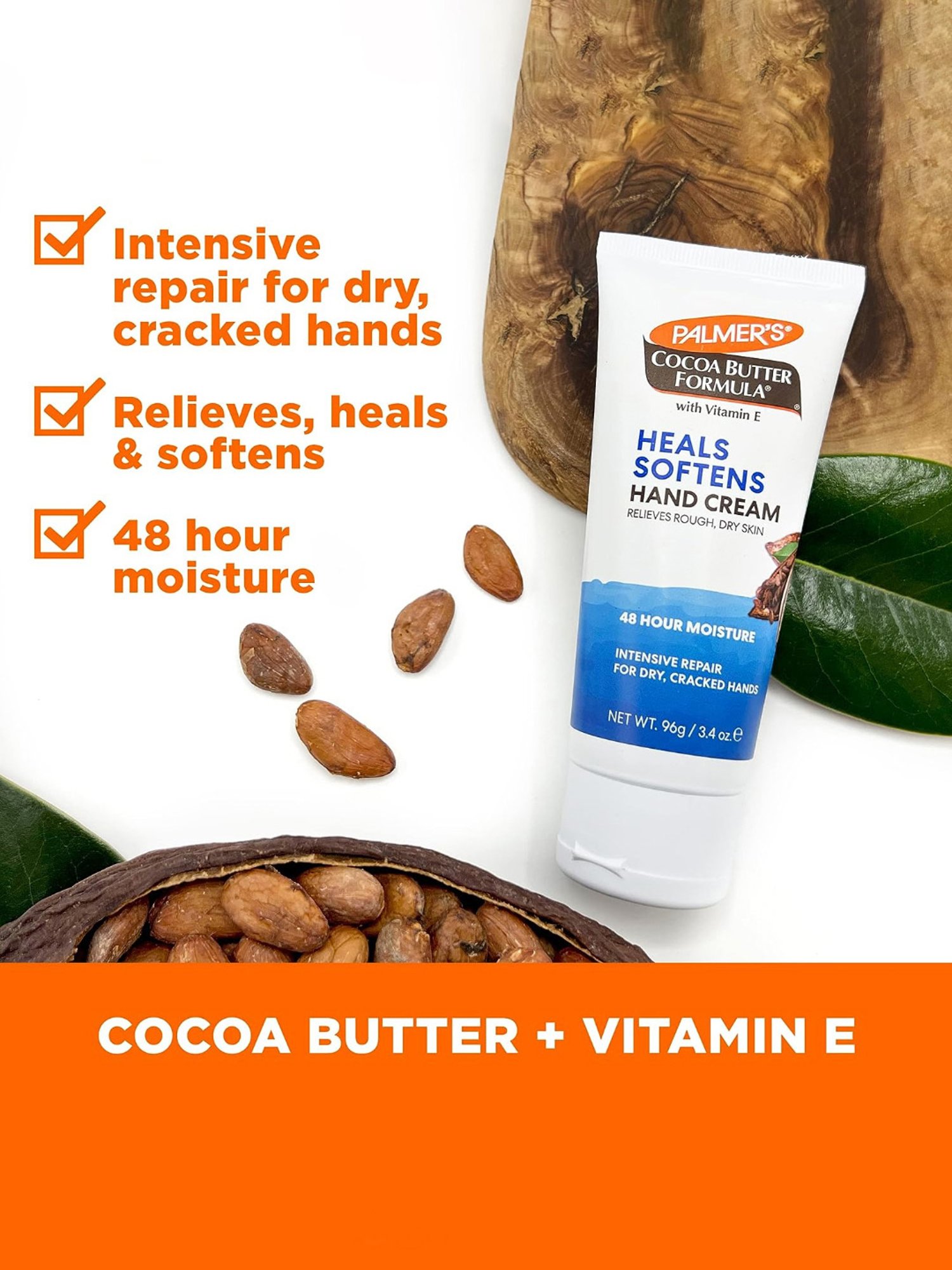 Palmer's Cocoa Butter Formula with Vitamin E Heals Softens Hand Cream - 96 gm