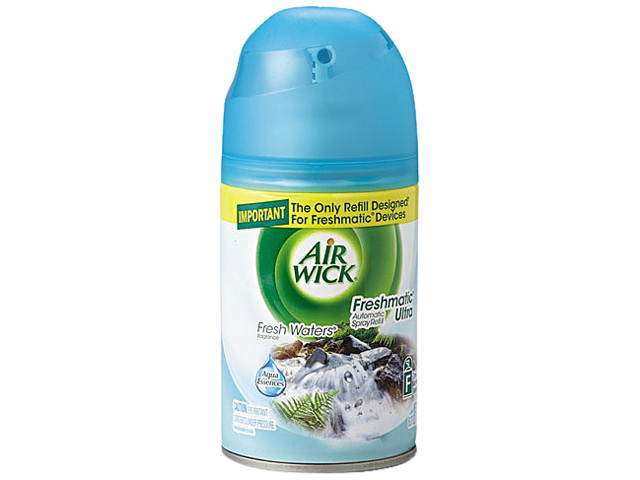 Reckitt Benckiser - REC 79553 - Freshmatic Ultra Odor Detect Refills, Fresh Waters, 6.17oz Aerosol, 6/Carton