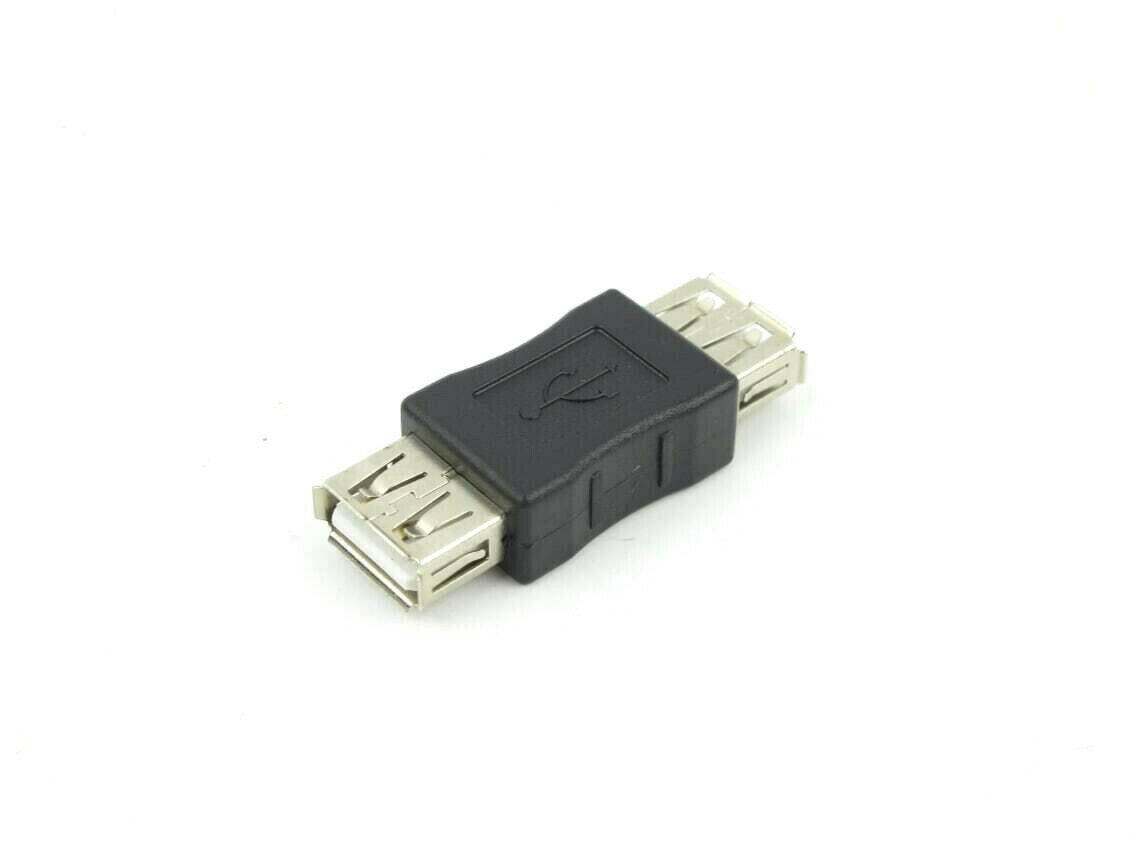 New 2 Pack USB A Female to USB A Female Coupler USB 2.0 Adapter