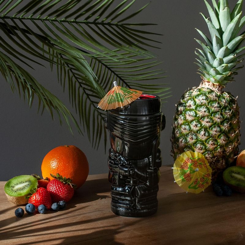 Beeline Creative Geeki Tikis G.I. Joe Snake Eyes Ceramic Mug | Holds 18 Ounces