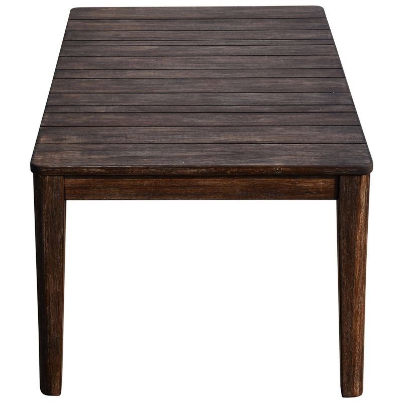 Bermuda 4pc FSC Teak Motion Loveseat Seating Set - Taupe - Courtyard Casual