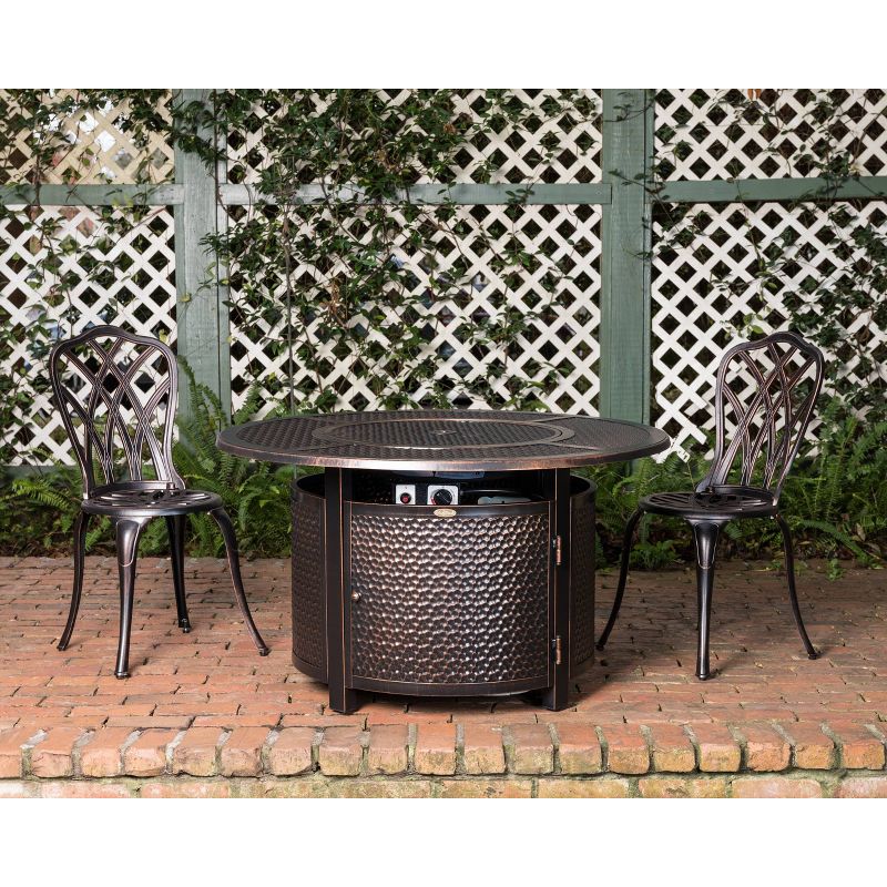 Briarwood Round Aluminum LPG Fire Pit - Fire Sense