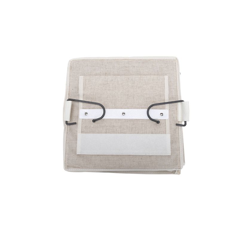 StorageWorks Set of 2 Three Shelf Hanging Closet Organizer Beige