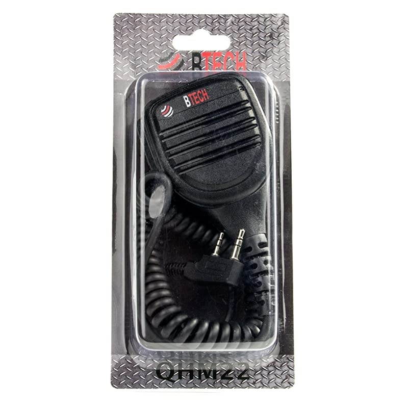 QHM22 Platinum Series IP54 Rainproof Shoulder Speaker Mic for BaoFeng  Kenwood Radios
