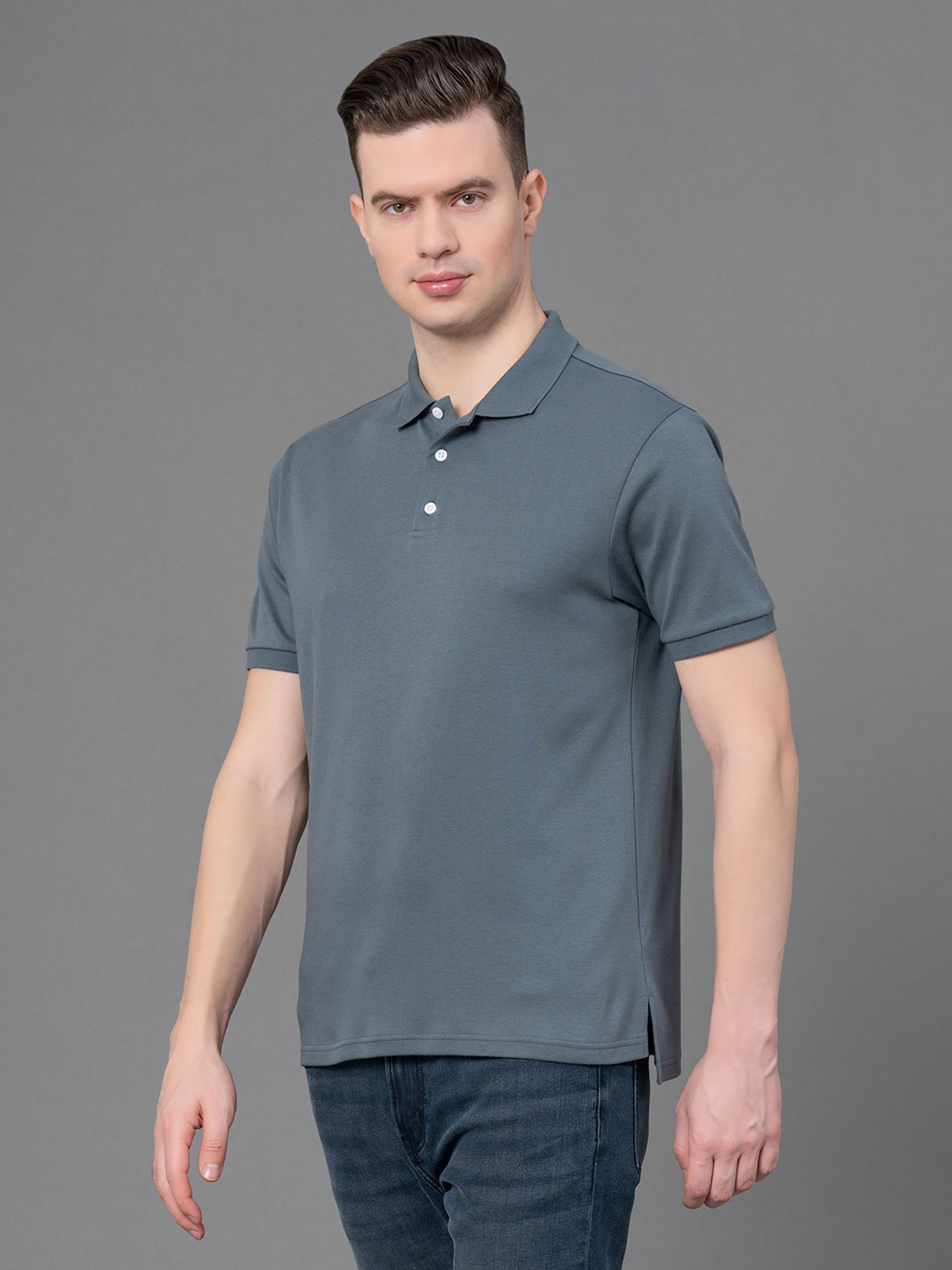 Levi's Pink Cotton Slim Fit Texture Henley T-Shirt