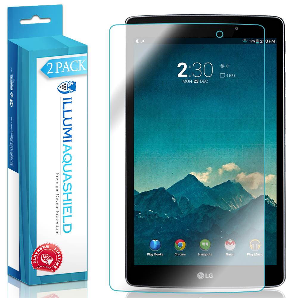 ILLUMI AquaShield Screen Protector Compatible with LG G Pad III 8.0 (2-Pack) No-Bubble High Definition Clear Flexible TPU Film