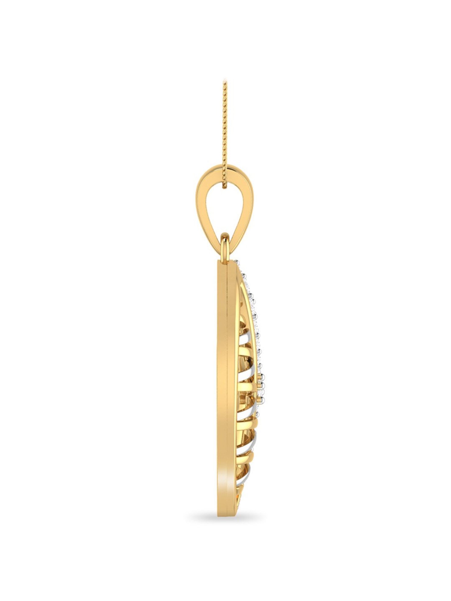 PC Jeweller Daimhin 18k Gold Pendant without Chain for Women