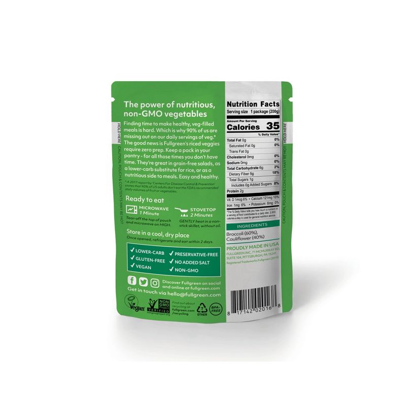 FullGreen Riced Broccoli & Cauliflower - 7.05oz